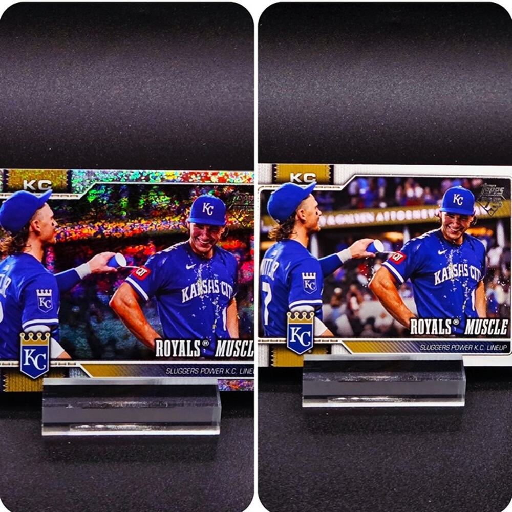 Jac Caglianone Topps Shimmer Foil RC Kansas City Royals Top Prospect